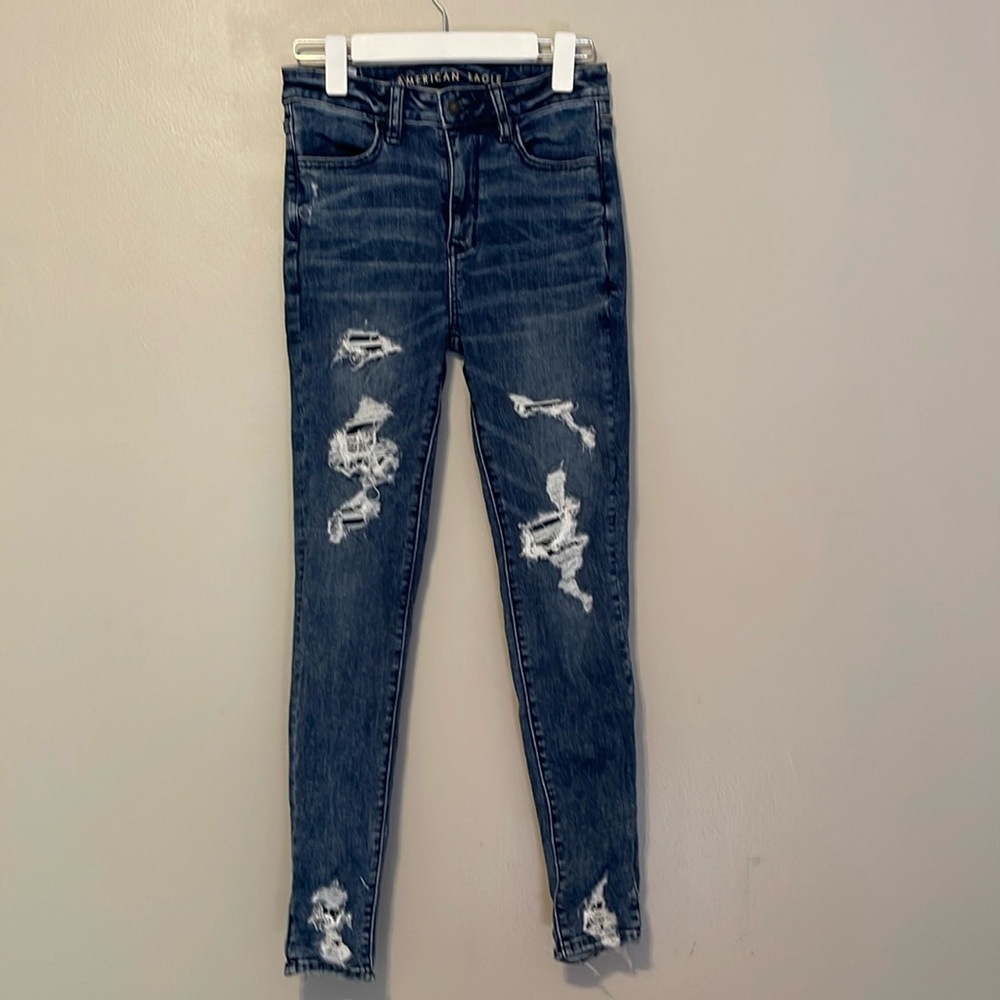 AE Next Level Stretch Super Hi-Rise Jegging